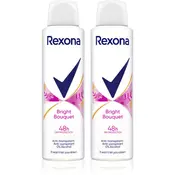 Rexona Sexy Bouquet antiperspirant u spreju 2 x 150 ml (ekonomicno pakiranje)