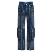 KARL LAGERFELD JEANS Kargo kavbojke temno modra
