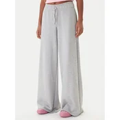 Juicy Couture Spodnji del trenirke Annen JCWBJ225320 Siva Wide Leg
