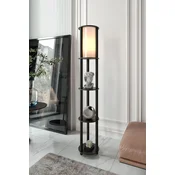 Opviq Podna lampa Estantes Round, 150 cm, Crna