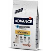 ADVANCE Cat Sterilized Sensitive hrana za sterilizirane macke s osjetljivom probavom, 3 kg
