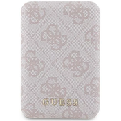 Guess Induction Powerbank 15W GUPB5FP4EMGP 5000mAh pink 4G Leather Metal Logo MagSafe (GUPB5FP4EMGP)