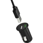 mobilNET Avtopolnilec 1xUSB 1A + MicroUSB Kabel 1.5m - Črna