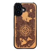 shumee Lesen ovitek Bewood za iPhone 17 WIND ROSE MERBAU