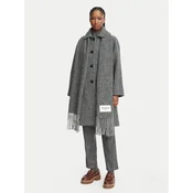 Weekend Max Mara Volneni plašč Latino 2625016032 Siva Regular Fit