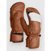 Ortovox Full Leather smučarske rokavice bristle brown