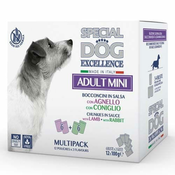 Monge Special dog Excellence Mini Adult mokra hrana za pse, jagnjetina/zajec, 12x100 g