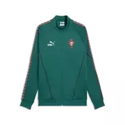 PUMA Portugal KING Anthem Jacket Men, Football, Green Lagoon/Ruby Shimmer, M