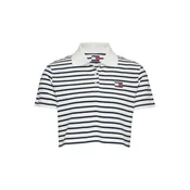 Tommy Jeans Majica mornarska/bela