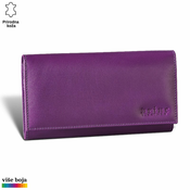 Princ Leather Ženski novcanik Alfa, Ljubicasti