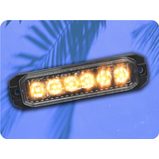 KAMAR LED opozorilna luč 6xLED, 18W, 4 načini, 12/24V [L1893]