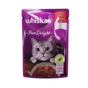 WHISKAS Torbica za mace sa ukusom govedine