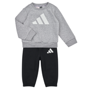 ADIDAS SPORTSWEAR Športna trenirka Essentials  pegasto siva / črna / bela