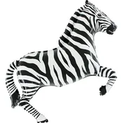 Grabo Folija balon ZEBRA Živali Zoo Safari 80x57cm