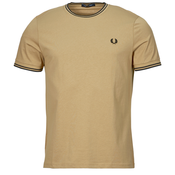 Fred Perry Majice s kratkimi rokavi TWIN TIPPED T-SHIRT Kostanjeva