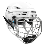 Hokejska čelada Bauer RE-AKT 90 Combo White Senior L