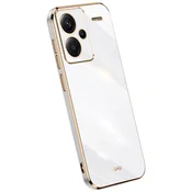GS Ovitek za Xiaomi Redmi Note 13 Pro+, Glamour CamShield, bel
