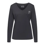 VIVANCE Majica za spanje Dreams temno siva/bela