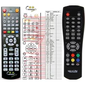 General ECG DVT860D, DVT960PVR - združljiv daljinski upravljalnik znamke General