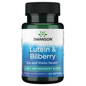 Swanson – Lutein z borovnico 120 kapsul