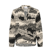 SAINT TROPEZ Bluza Eda kamen/temno siva/črna