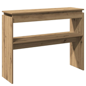 MAISON CHIC konzolna miza - miza ob steni artisan hrast 102x30x80 cm inženirski les, (21786412)