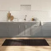 Tepih pravokutni tamnosmedi 80 x 200 cm od bambusa