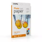 COLORWAY foto papir, visoki sjaj, 200 g/m2, A4, 20 listova PG200020A4