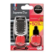 slomart AROMA CAR Aroma Supreme Duo osvežilček za avto, jagoda