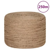 Vidaxl Vrv iz jute 250 m dolžina 6 mm debelina