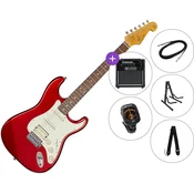SX SST62+ /HSS SET 2 Candy Apple Red Električna kitara