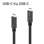 NON PureLink PI6600-030 USB4 Gen 2x2 kabel USB C, 3 m, 100 W, črn