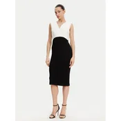 DKNY Cocktail obleka DD4KWD80 Črna Slim Fit