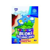 Astra ASTRA barvni papir A3, 10 listov, 170 g/m2, mešanica motivov, 106021010