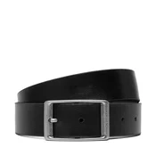 Calvin Klein Pas Casual Round Buckle Tumbled 35Mm LV04D7123G Črna
