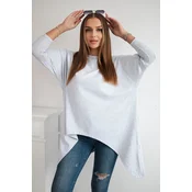 Oversize blouse light grey