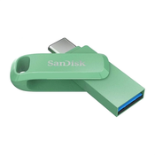 SanDisk - USB stick SanDisk Ultra Dual GO, 256 GB, zeleni