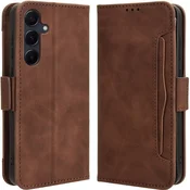 GS Ovitek za Samsung Galaxy A55 5G, reža za kartico, rjav