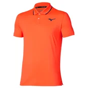 Moška majica Mizuno Tennis Short Sleeve Polo Lava Orange L