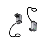 INF 2-Pack 240W USB-C Ženski na Ženski Adapter, 120Gbps, Pravi Kot Silver, (5000291576)