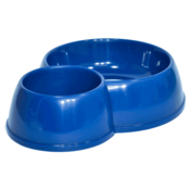 Moderna Dupla posuda za hranu i vodu Double Eco Bowl Cat - plava