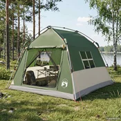 vidaXL vidaXL Instant šotor vodoodporen 2 oseba Zelena, (5000309626)