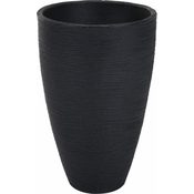 ProGarden Rebrasti cvetlični lonec 28 x 43 cm antracit KO-Y54192100