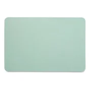 Kela Postavitev mize KL-12313 Plastični podstavek Kimara PU 45x30 cm imitacija usnja mint zelene barve