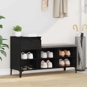 Ormar za cipele Crni hrast 102 x 36 x 60 cm Konstruirano drvo