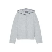 Pull&Bear Pulover svetlo siva