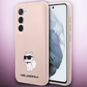 Karl Lagerfeld Etui Karl Lagerfeld Silicone Choupette na Samsung Galaxy S23 - roza