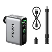 Mini kompresor Fanttik X10 Ace - 120 PSI, digitalni zaslon, USB-C polnjenje - črna