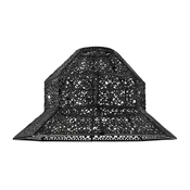 Zamenski abažur za luster SAMIRA E27, precnik 33 cm, crna
