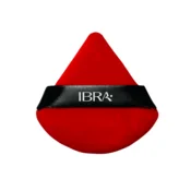 Ibra Makeup rdeča trikotna puder puder